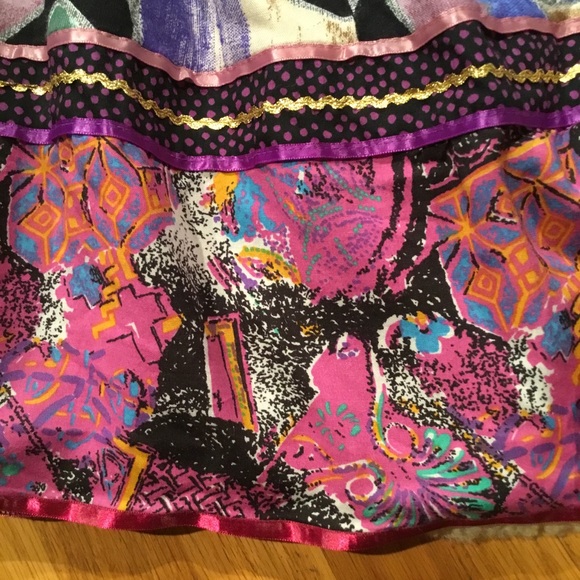 Vintage Carefree Fashions colorful skirt - Picture 5 of 12